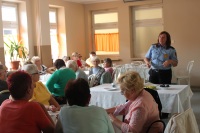 Spotkanie funkcjonariusza Stray Miejskiej z seniorami z Zespou Opiekuczego w Tczewie